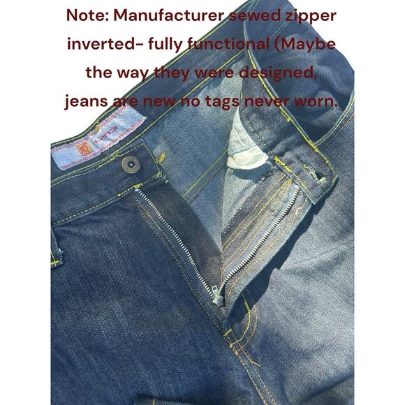 Vintage Japanese Embroidered Geisha Jeans Men’s Size 36 Y2K Streetwear Art Denim - Picture 5 of 6